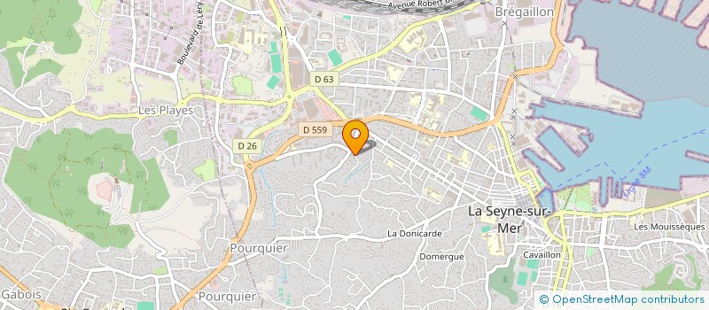 localisation de l'entreprise MADAME FANNY BIGNON à LA SEYNE-SUR-MER