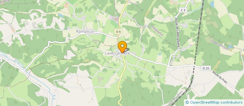 localisation de l'entreprise MADAME FANNY BILLE  LAVERCANTIERE