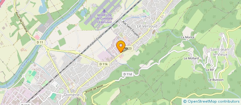 localisation de l'entreprise MADAME FANNY BILLET  LE VERSOUD