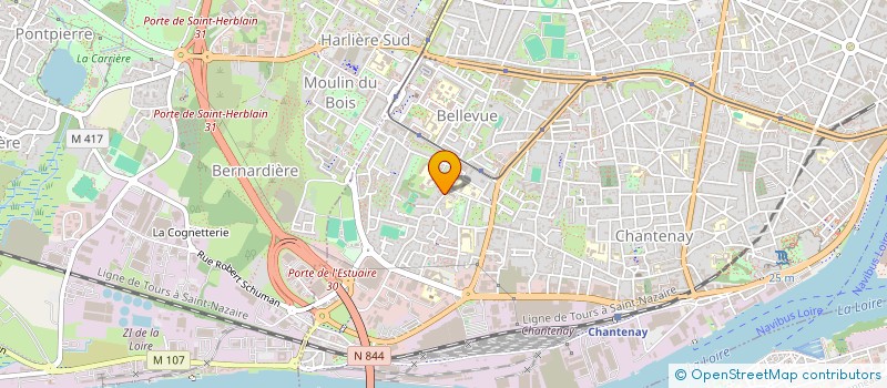 localisation de l'entreprise MADAME FANNY BIRON à NANTES
