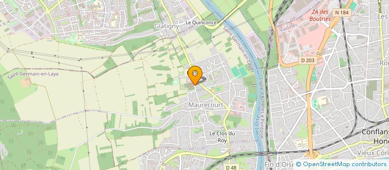 localisation de l'entreprise MADAME FANNY BIZOT  MAURECOURT