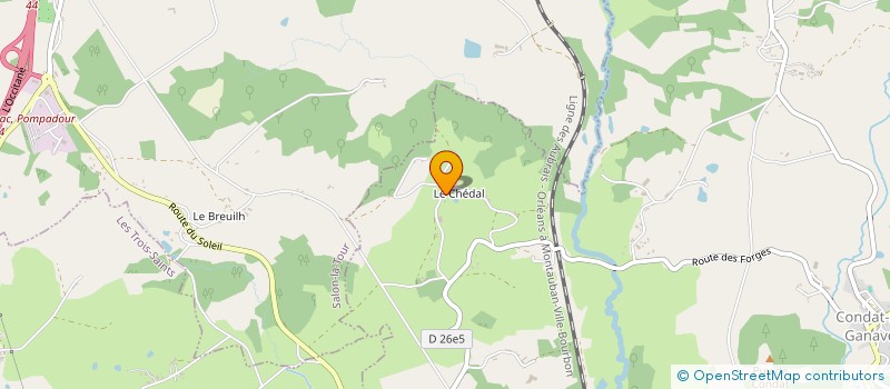 localisation de l'entreprise MADAME FANNY BLANC  CONDAT-SUR-GANAVEIX