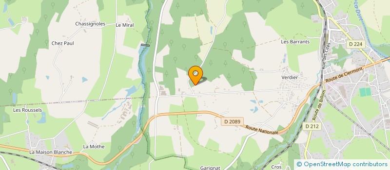 localisation de l'entreprise MADAME FANNY BLANC  PESCHADOIRES