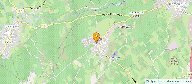 localisation de l'entreprise MADAME FANNY BLANC  PASSA