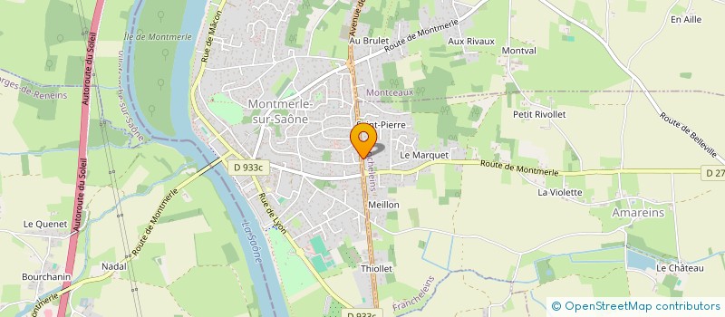 localisation de l'entreprise MADAME FANNY BLANCHARD à FRANCHELEINS