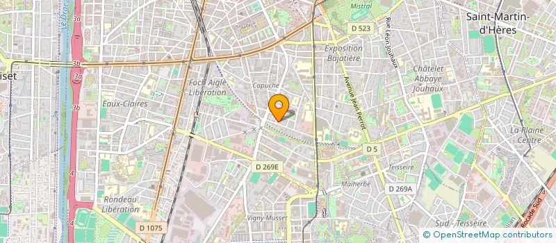 localisation de l'entreprise MADAME FANNY BLANCHARD  GRENOBLE