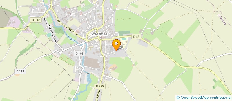 localisation de l'entreprise MADAME FANNY BLANCHET à SOLESMES