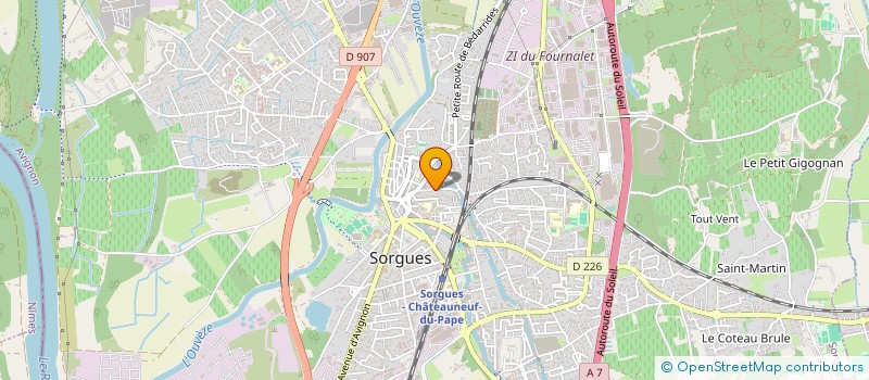 localisation de l'entreprise MADAME FANNY BLANCHOU à SORGUES