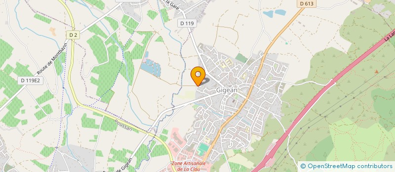 localisation de l'entreprise MADAME FANNY BLOTTIAUX  GIGEAN