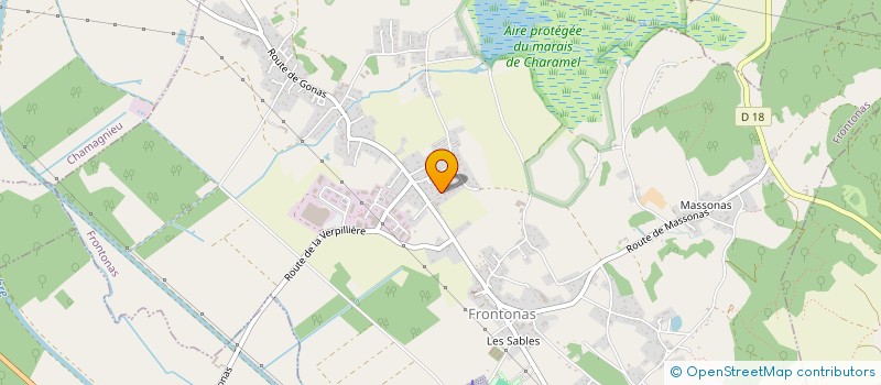 localisation de l'entreprise MADAME FANNY BOGLIONE à FRONTONAS