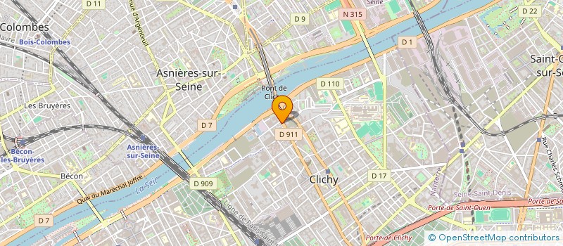 localisation de l'entreprise MADAME FANNY BOILLOT à CLICHY