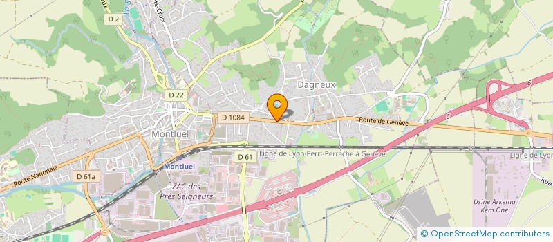 localisation de l'entreprise MADAME FANNY BOISJOT  DAGNEUX