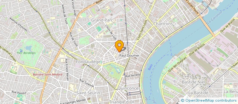 localisation de l'entreprise MADAME FANNY BOISSEAU  BORDEAUX