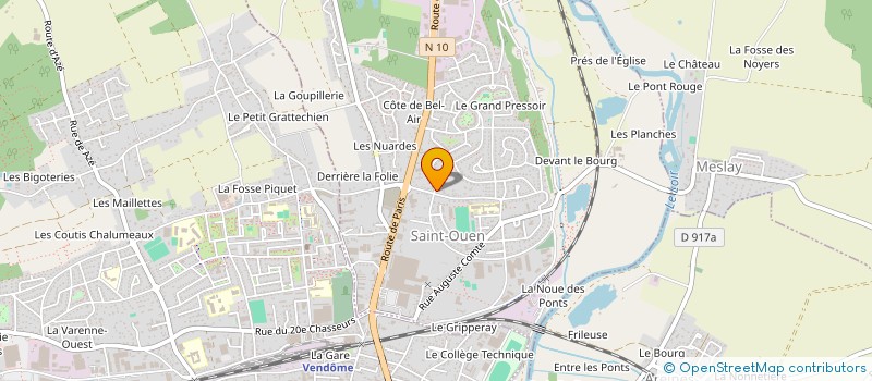 localisation de l'entreprise MADAME FANNY BONAMY  SAINT-OUEN