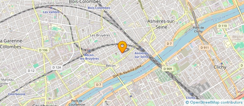 localisation de l'entreprise MADAME FANNY BONNAFOUX à COURBEVOIE