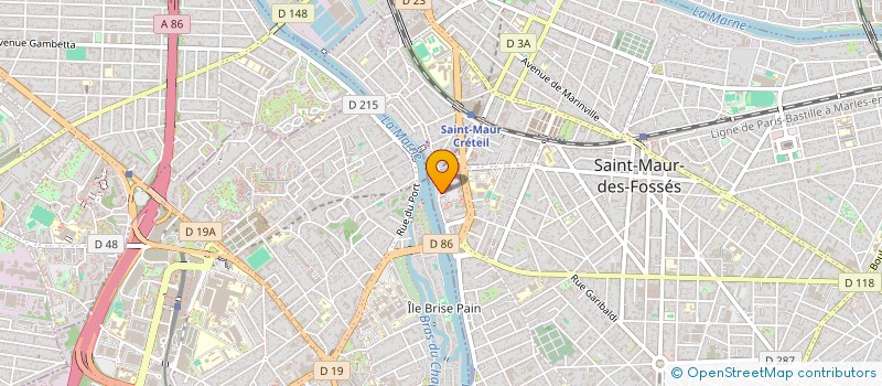 localisation de l'entreprise MADAME FANNY BONNEFOND  SAINT-MAUR-DES-FOSSES