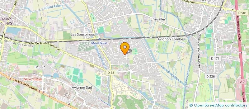 localisation de l'entreprise MADAME FANNY BONNIER  AVIGNON