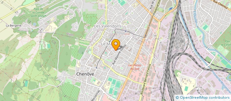 localisation de l'entreprise MADAME FANNY BOSHTRAJ  CHENOVE