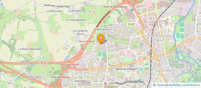 localisation de l'entreprise MADAME FANNY BOSONA  RENNES