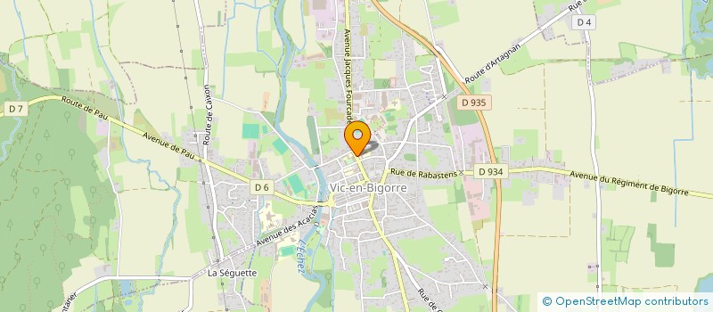 localisation de l'entreprise MADAME FANNY BOUE-GRABOT  TARASTEIX