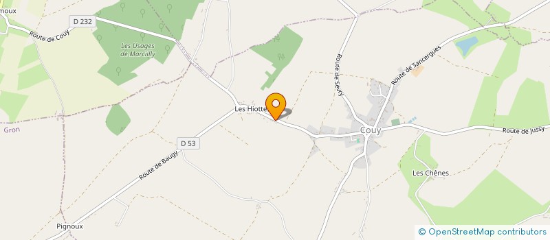 localisation de l'entreprise MADAME FANNY BOUET  COUY