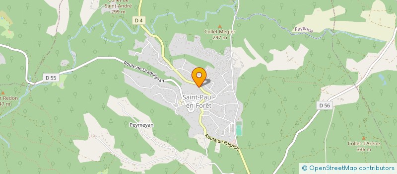 localisation de l'entreprise MADAME FANNY BOUFFARD  SAINT-PAUL-EN-FORET