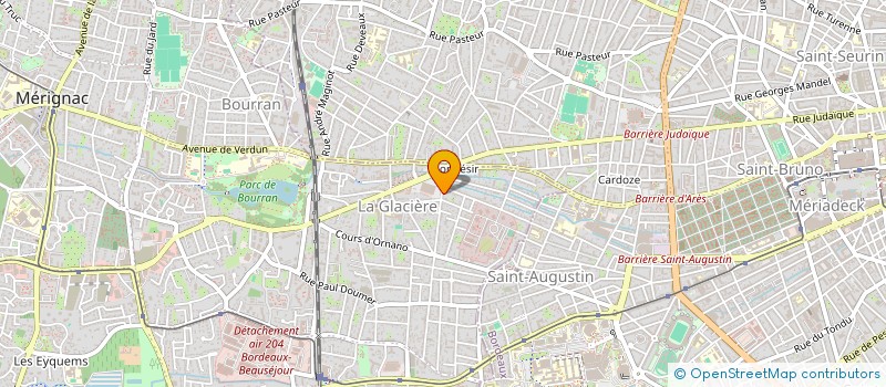 localisation de l'entreprise MADAME FANNY BOUILLET  MERIGNAC