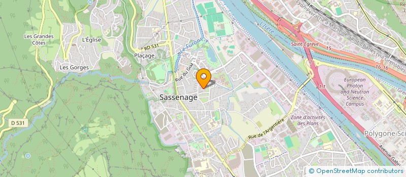 localisation de l'entreprise MADAME FANNY BOUILLOUD  SASSENAGE