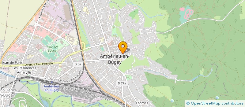 localisation de l'entreprise MADAME FANNY BOUILLOUD à AMBERIEU-EN-BUGEY