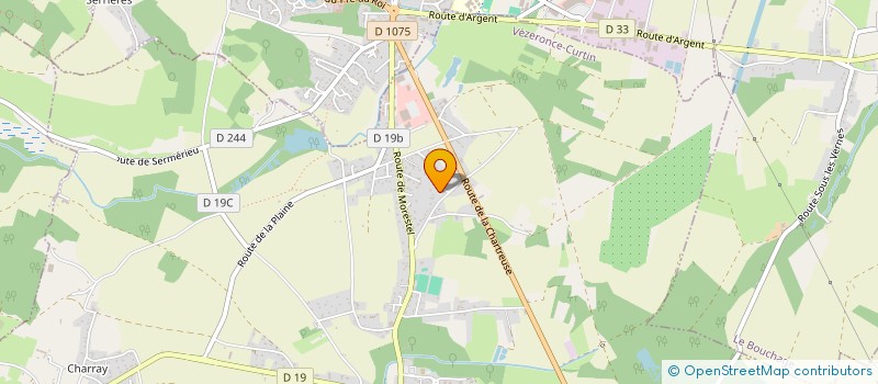 localisation de l'entreprise MADAME FANNY BOUJA  VEZERONCE-CURTIN