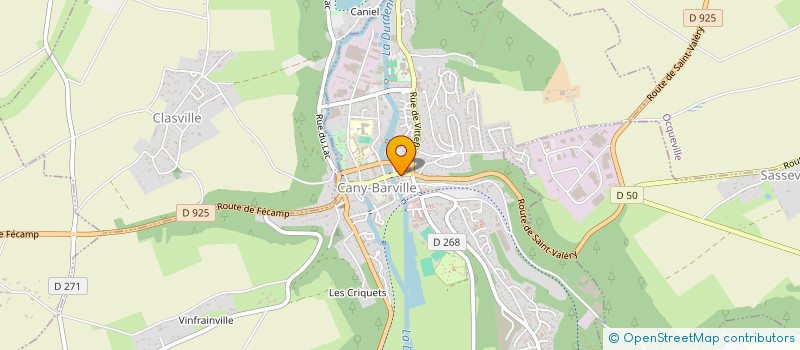 localisation de l'entreprise MADAME FANNY BOULAN  CANY-BARVILLE