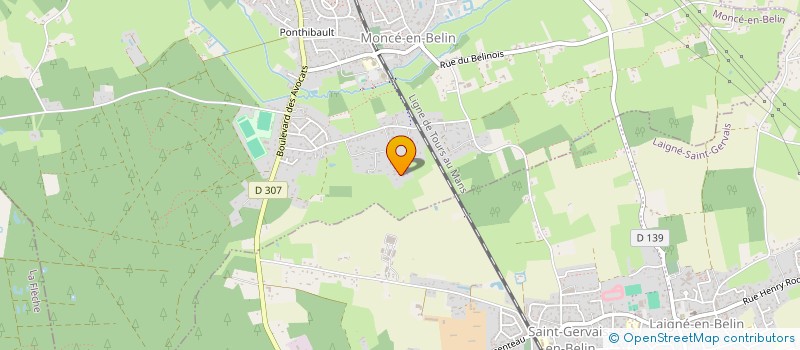 localisation de l'entreprise MADAME FANNY BOUQUET  MONCE-EN-BELIN