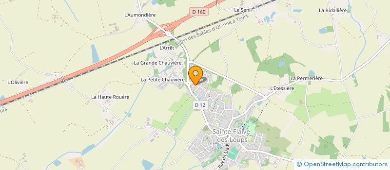 localisation de l'entreprise MADAME FANNY BOURDIEL à LES SABLES-D'OLONNE