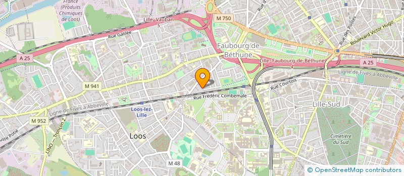 localisation de l'entreprise MADAME FANNY BOUREL  LOOS