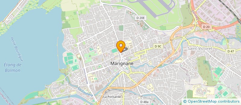 localisation de l'entreprise MADAME FANNY BOURGADEL à MARIGNANE