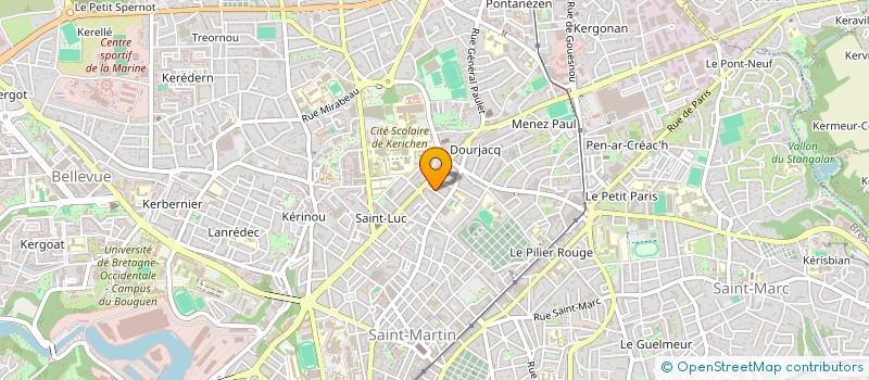 localisation de l'entreprise MADAME FANNY BOURHIS à BREST