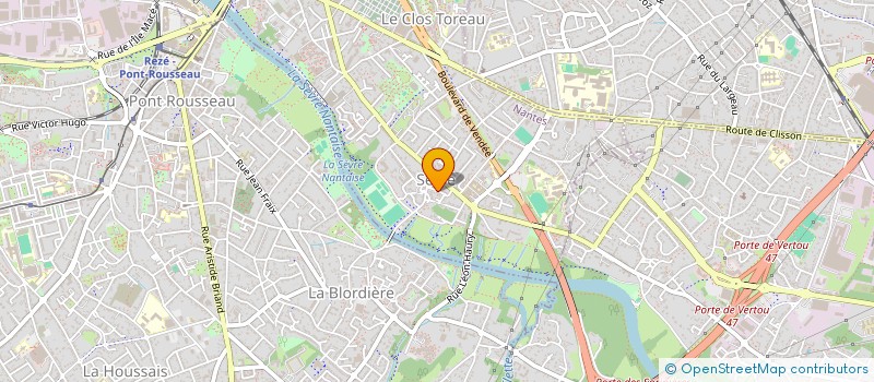 localisation de l'entreprise MADAME FANNY BOURING à NANTES
