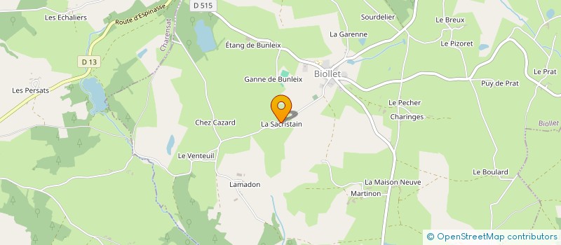 localisation de l'entreprise MADAME FANNY BOURLIER  BIOLLET