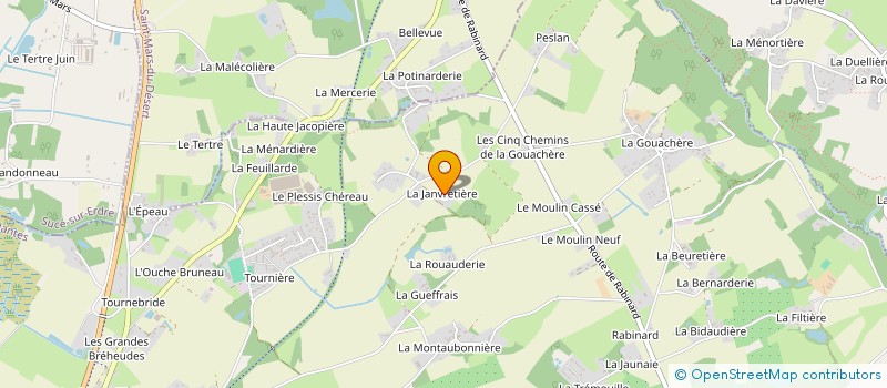 localisation de l'entreprise MADAME FANNY BOURMALO  CARQUEFOU