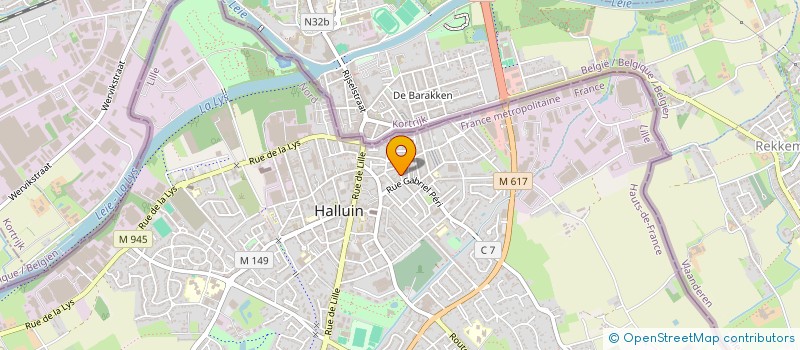 localisation de l'entreprise MADAME FANNY BOURRIEZ à HALLUIN