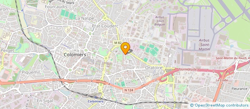 localisation de l'entreprise MADAME FANNY BOUTET à COLOMIERS