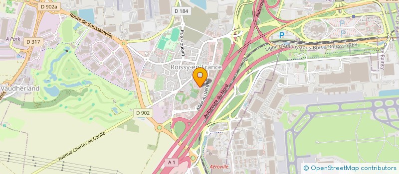 localisation de l'entreprise MADAME FANNY BOUTIN  ROISSY-EN-FRANCE