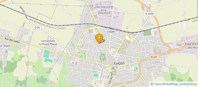 localisation de l'entreprise MADAME FANNY BOUVIER  LUCON