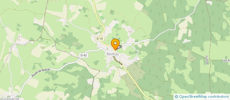 localisation de l'entreprise MADAME FANNY BOUYSSOU  REILHAC