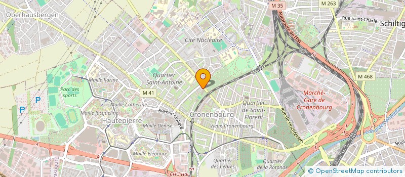 localisation de l'entreprise MADAME FANNY BOZA à STRASBOURG