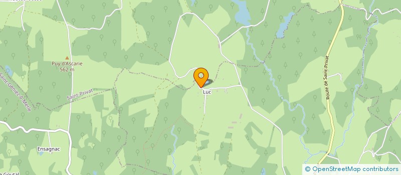 localisation de l'entreprise MADAME FANNY BRAJOU  SAINT-CIRGUES-LA-LOUTRE