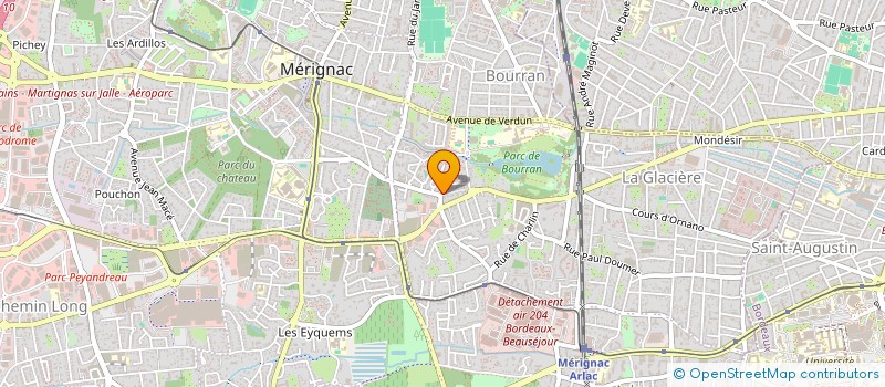 localisation de l'entreprise MADAME FANNY BRICOTEAU  MERIGNAC