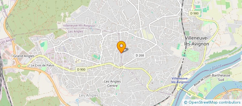 localisation de l'entreprise MADAME FANNY BRONDEL  VILLENEUVE-LES-AVIGNON