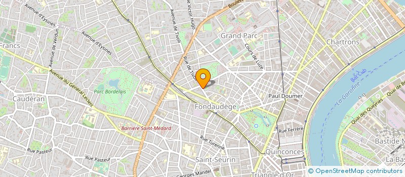localisation de l'entreprise MADAME FANNY BROPERE à BORDEAUX