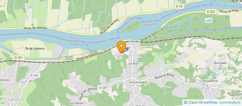 localisation de l'entreprise MADAME FANNY BRUANDET  URCUIT